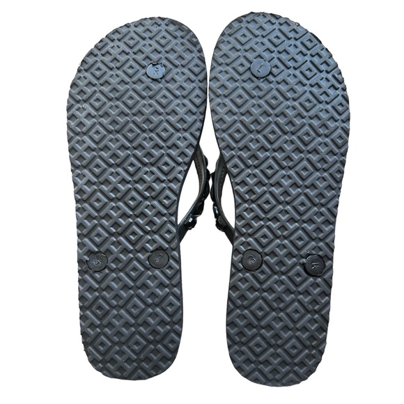 Tory Burch Black Stoned Sandals - Picture 4 of 4